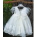 Φορεματάκι με δαντέλα και φτερό 22145